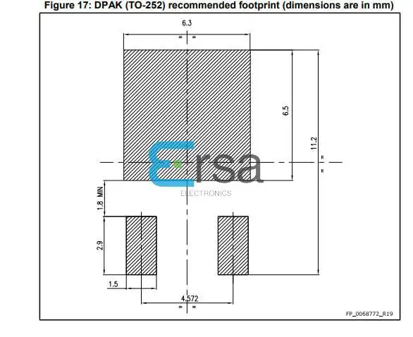 STMicroelectronics STD45P4LLF6AG Package